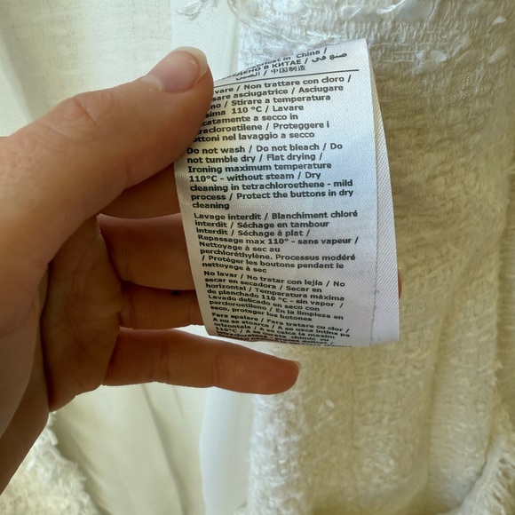 Luisa Spagnoli Tweed White Blazer Limited Edition Occasion Jacket Size 42EU - Picture 5 of 8